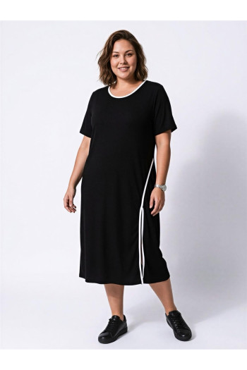 Vestido Verona Negro Valeria milano - Imagen 2