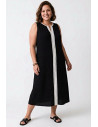 Vestido Rarotonga Negro Valeria Milano
