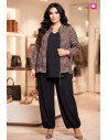 Pantalón Cargo Suelto Negro Valeria Milano