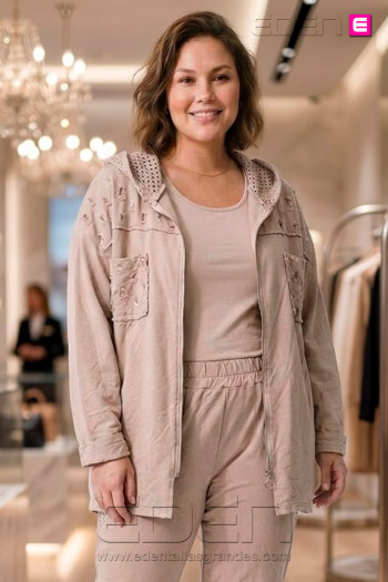 Chaqueta Glow Sport Piedra Valeria Milano - Imagen 1