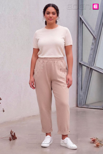 Pantalón Glow Sport Piedra Valeria Milano - Imagen 2