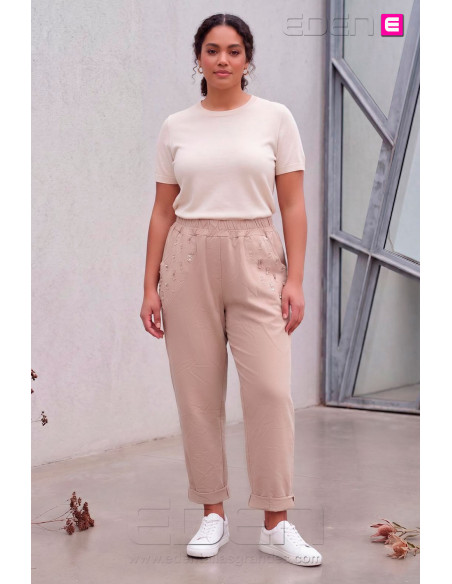 Pantalón Glow Sport Piedra Valeria Milano - Imagen 2