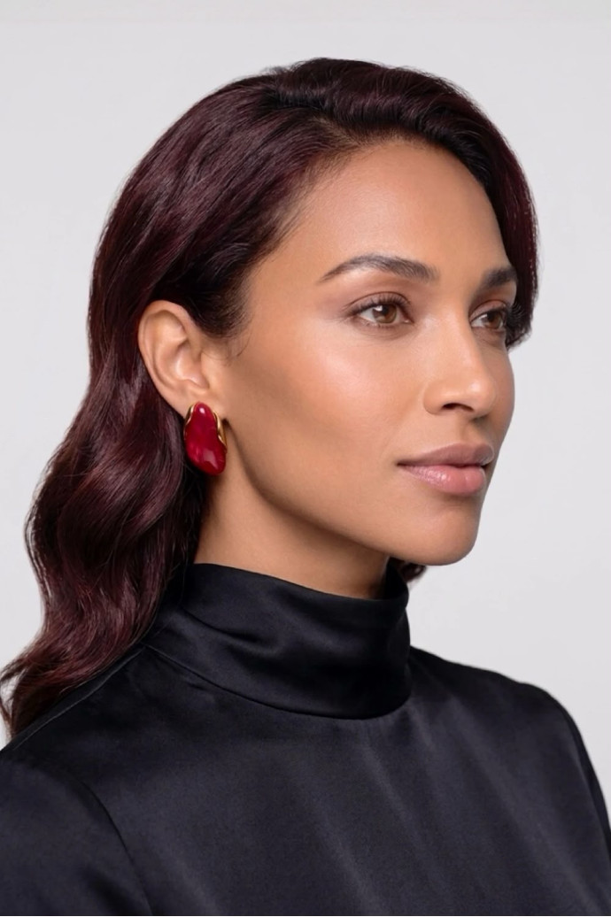 Pendientes Diseño Sloane Bourdeaux - Imagen 1