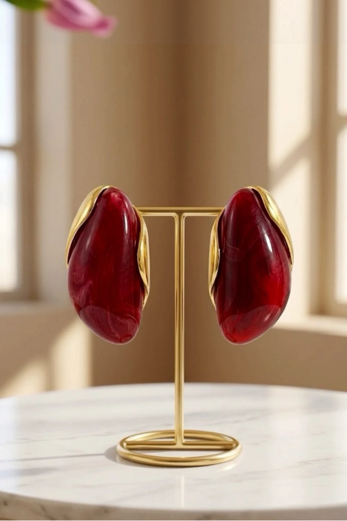 Pendientes Diseño Sloane Bourdeaux - Imagen 2
