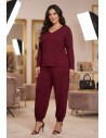 Camiseta Tachuelas Bordeaux Valeria Milano