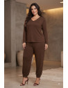 Camiseta Tachuelas Chocolate Valeria Milano