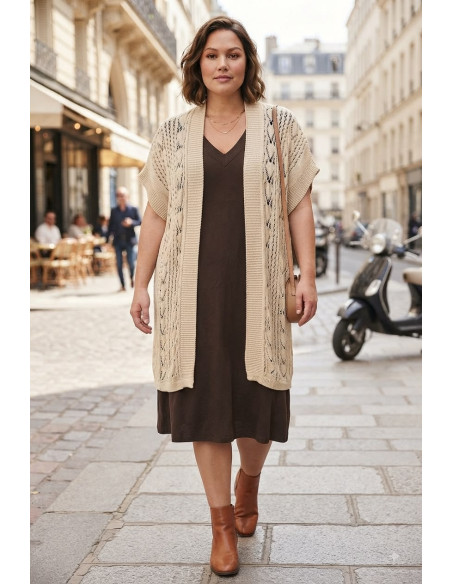 Kimono Calado Toffe Valeria Milano - Imagen 1