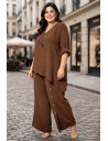 Conjunto Botones Chocolate Valeria Milano