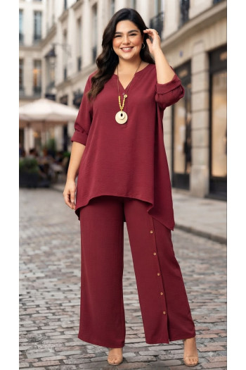 Conjunto Botones Bordeaux Valeria Milano - Imagen 1
