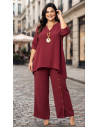 Conjunto Botones Bordeaux Valeria Milano