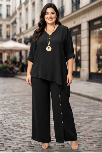 Conjunto Botones Negro Valeria Milano - Imagen 1