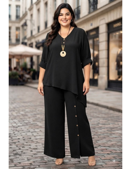 Conjunto Botones Negro Valeria Milano - Imagen 1