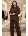 Conjunto Perlas Chocolate Valeria Milano