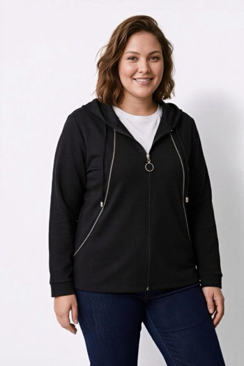 Chaqueta Vivos  Laia Negro Con Alma - Imagen 1