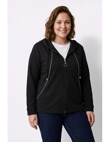 Chaqueta Vivos  Laia Negro Con Alma - Imagen 1