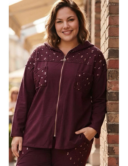 Chaqueta Glow Sport Uva Valeria Milano - Imagen 1