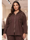 Chaqueta Glow Sport Chocolate Valeria Milano