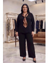 Conjunto Pañuelo Negro Valeria Milano