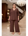 Conjunto Tachas Chocolate Valeria Milano