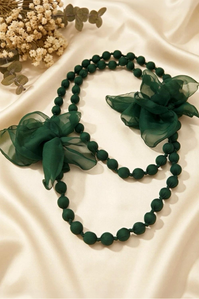 Collar Candy Flor Esmeralda - Imagen 1