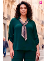 Blusa Pañuelo Esmeralda Valeria Milano