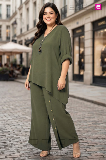 Conjunto Botones Verde Valeria Milano - Imagen 1