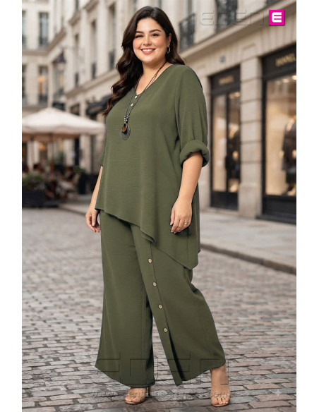 Conjunto Botones Verde Valeria Milano - Imagen 1