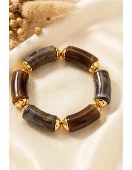 Pulsera Elástica Moca Lux - Imagen 1