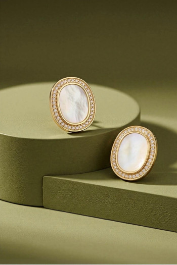 Pendientes de Click Nacar Versalles - Imagen 1