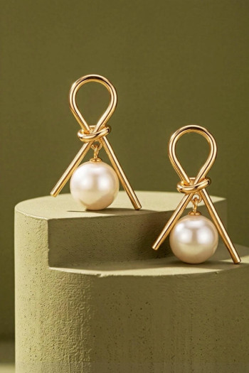 Pendientes Perla Chick Oro - Imagen 1
