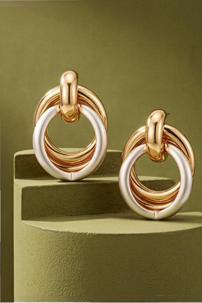 Pendientes Amor Eterno Rosa - Imagen 1
