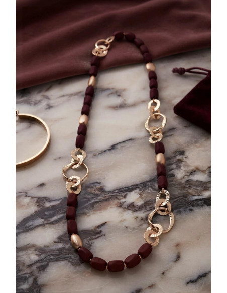 Collar Toscana Gold Granate Pasión - Imagen 1