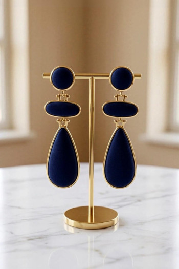 Pendientes de Ante Velvet Marino - Imagen 1