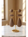 Pendientes de Ante Velvet Toffe