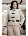 Chaqueta Sakura Crudo Valeria Milano