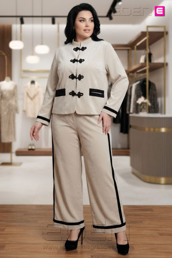 Pantalón Sakura Crudo Valeria Milano - Imagen 1