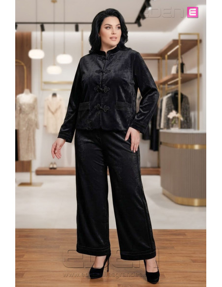Pantalón Sakura Negro Valeria Milano - Imagen 1