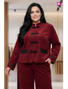 Chaqueta Sakura Bordeaux Valeria Milano