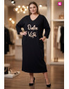 Vestido Dolce Vita Negro Valeria Milano