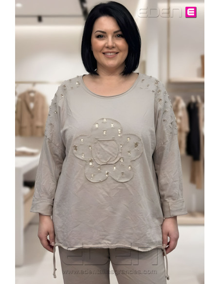 Camiseta Glow Sport Piedra Valeria milano - Imagen 1