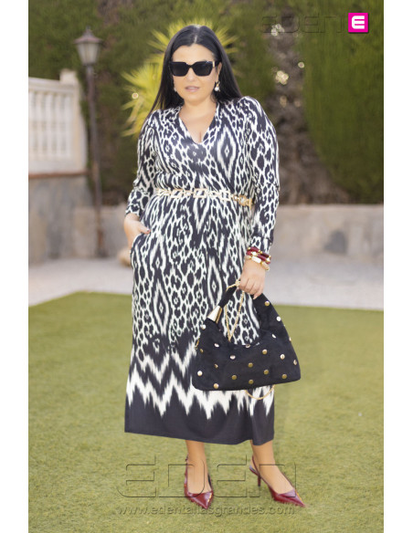 Preventa Vestido Palma Negro Con Alma - Imagen 1