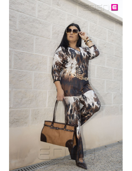 Pantalón Abeto Animal Print Con Alma - Imagen 2