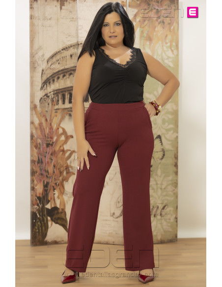 Pantalón Romero Granate Con Alma - Imagen 2