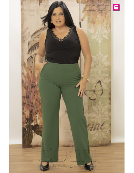 Pantalón Romero Verde Con Alma - Imagen 2