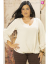 Blusa Jazmín Beige  Con Alma