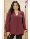 Blusa Camelia Granate Con alma