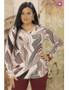 Camiseta Magnolia Granate Con Alma