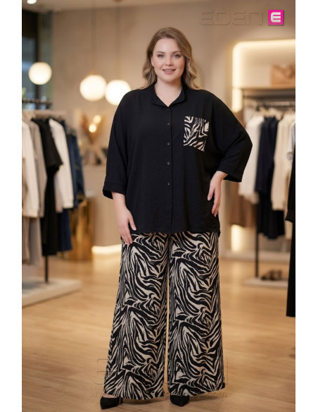 Conjunto Cebra Valeria Milano - Imagen 1