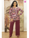 Pantalón Faro Granate Con Alma