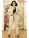 Pantalón Beige Kobe Punto Roma Isabel G